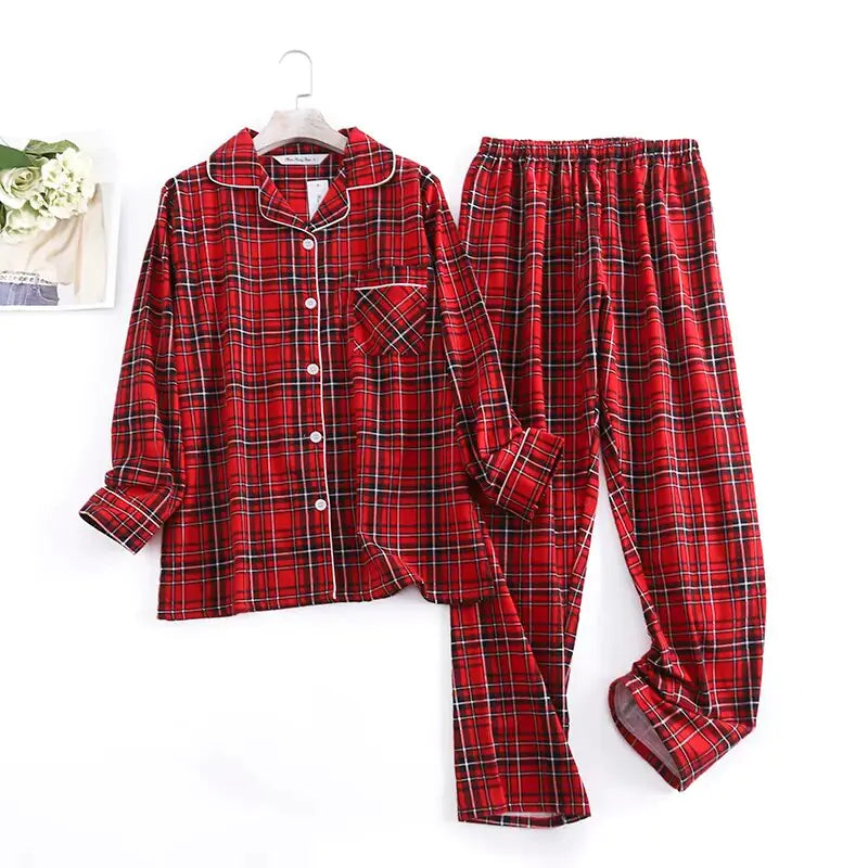 Cotton Flannel Women's Pajamas Sets Rays treats