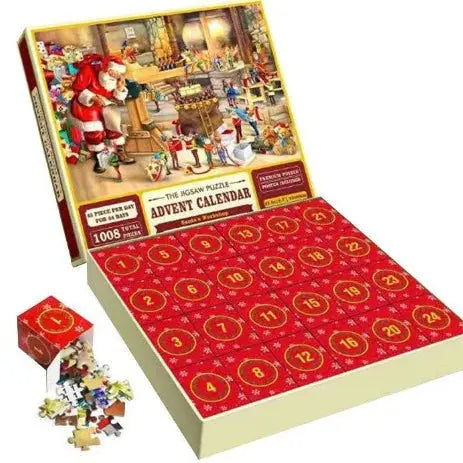 24-Box Christmas Advent Puzzle Rays treats