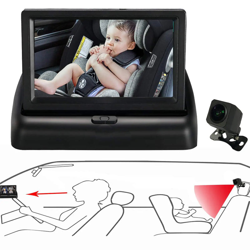 Baby safety car monitor system Rays treats