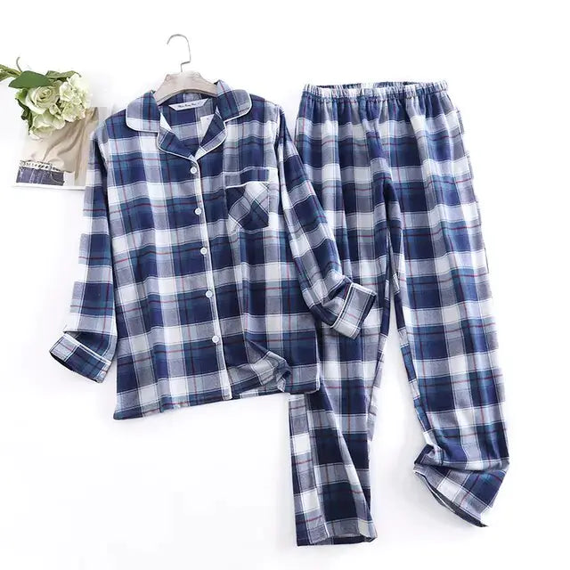 Cotton Flannel Women's Pajamas Sets Rays treats