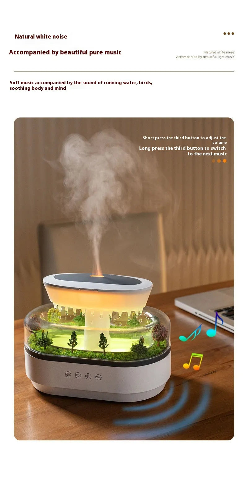 Landscape Aroma Raindrop Humidifier Diffuser Rays treats