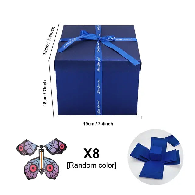 Magic Flying Butterfly Birthday Gift Box Rays treats