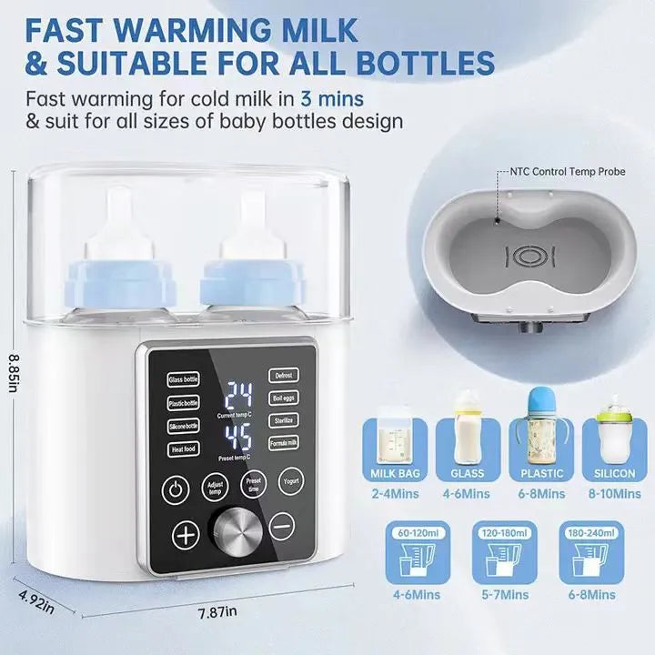 Baby bottle Milk Warmer 12 in 1. Rays Treats