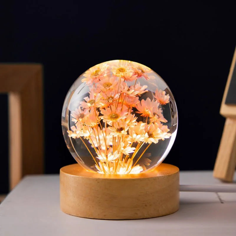 LED Night Crystal Ball Light Rays treats