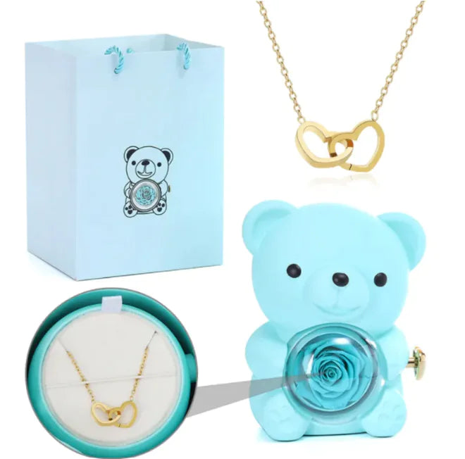 Lux Clover Necklace in Gift Box Rays treats