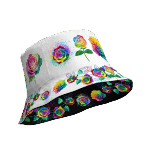 Colorful Rose Reversible Hat