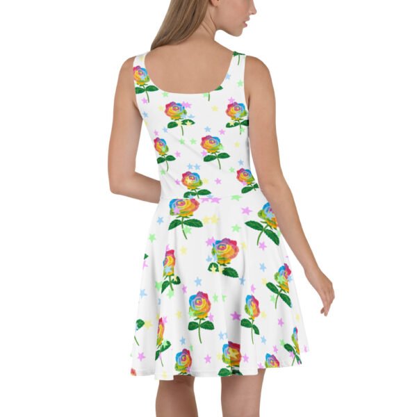 Colorful Rose Skater Dress - Image 2