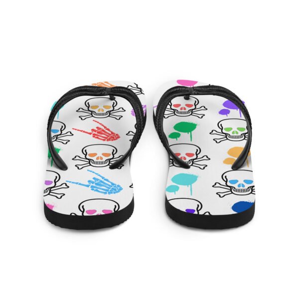 Skull/Crossbones Flip-Flops - Image 3