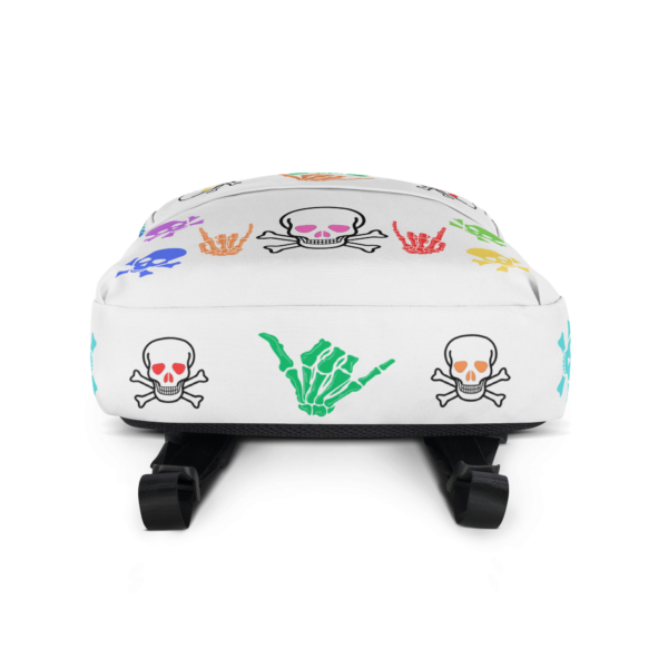 Colorful Skulls/Crossbone Backpack - Image 4