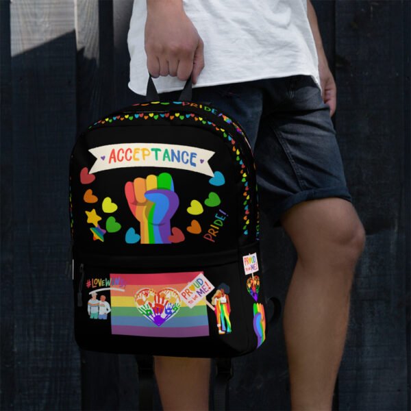 LGBTQ+ Pride Support Backpack - Image 2