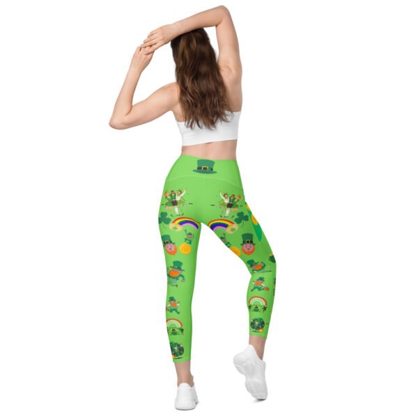 Lucky Gold Leprechaun Leggings - Image 3