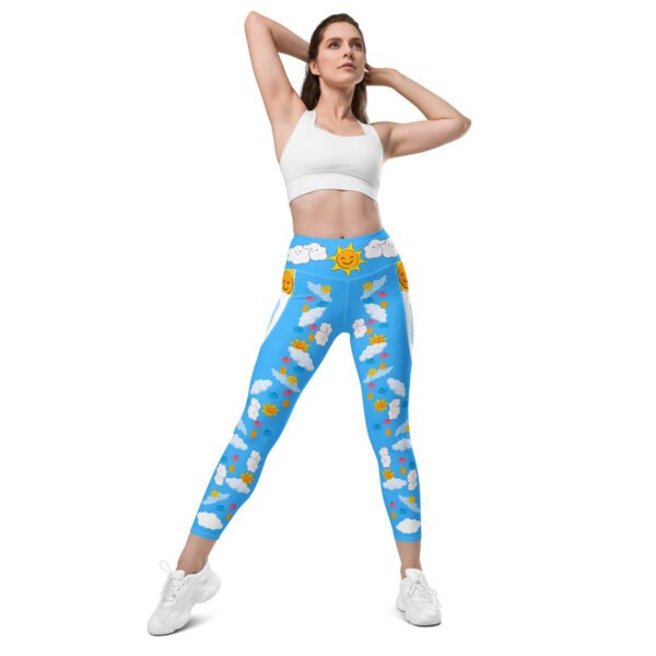 Beautiful Day Smile Leggings - Image 5