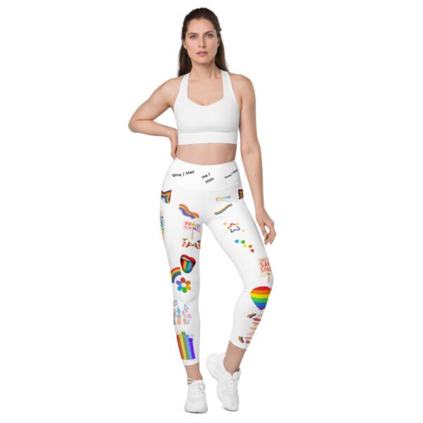 LBGTQ+ Pride Support Leggings - Image 4