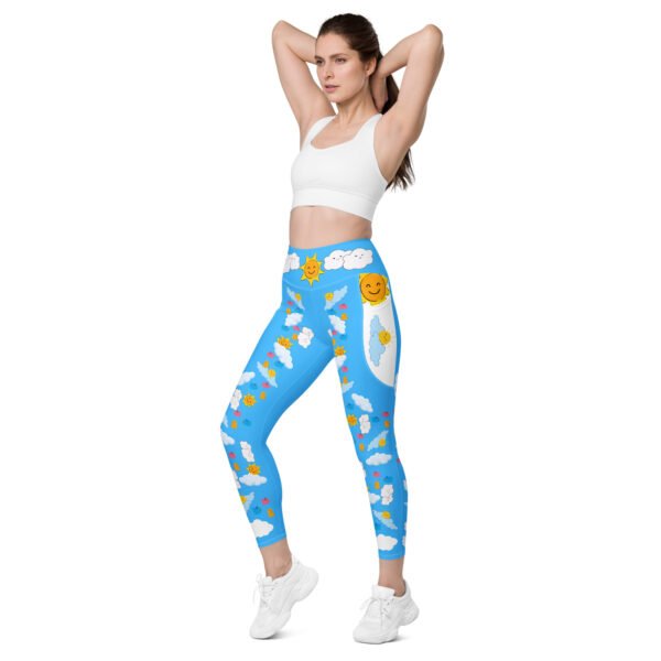 Beautiful Day Smile Leggings - Image 8