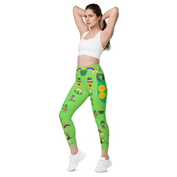Lucky Gold Leprechaun Leggings - Image 8