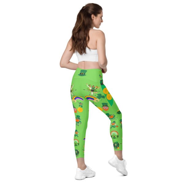 Lucky Gold Leprechaun Leggings - Image 2