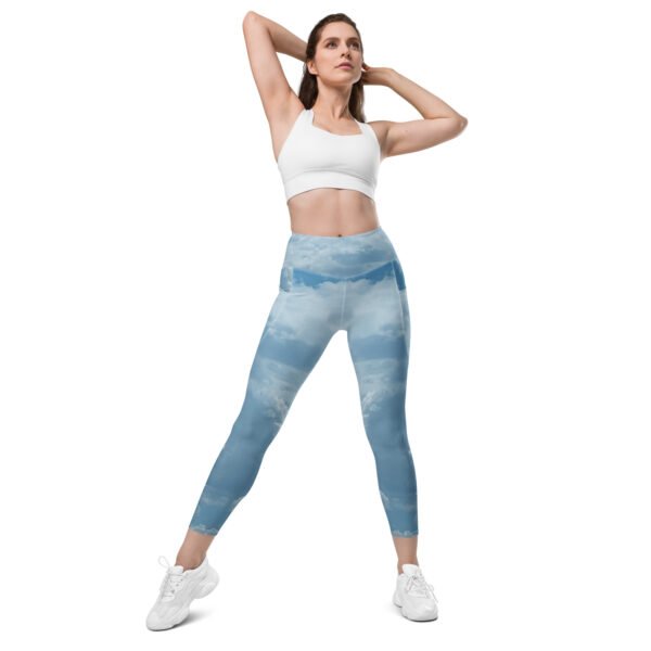 Sunny Cloud Sky Leggings - Image 5