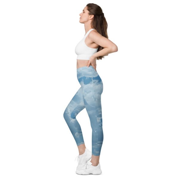 Sunny Cloud Sky Leggings - Image 6