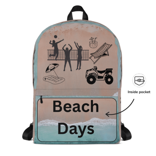 Beach Days Travel Backpack - Image 4