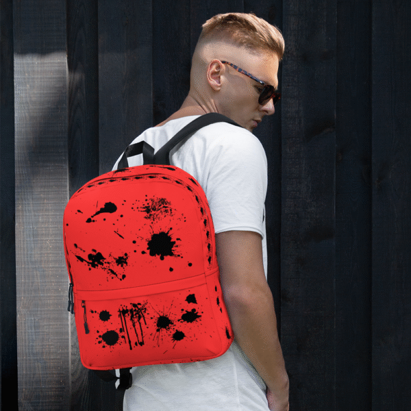Paint Splashes Travel Backpack - Image 6