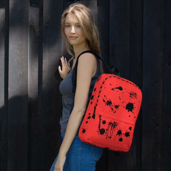 Paint Splashes Travel Backpack - Image 7