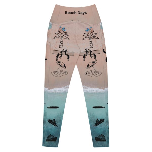 Beach Days Leggings W/Pockets - Image 2