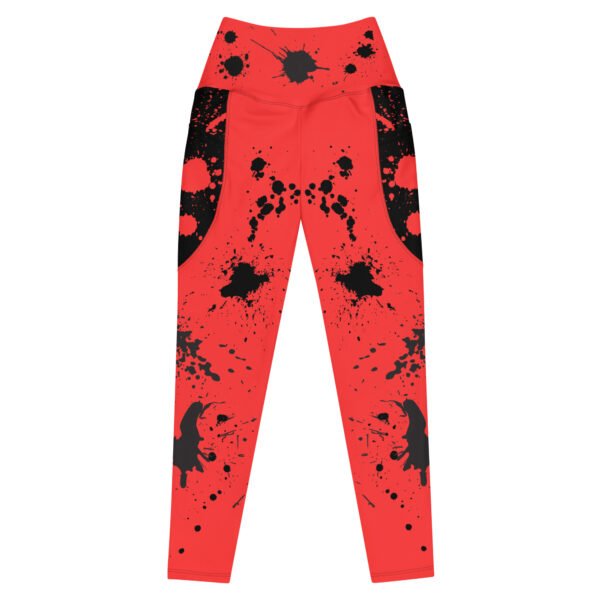 Paint Splashes Leggings W/Pockets