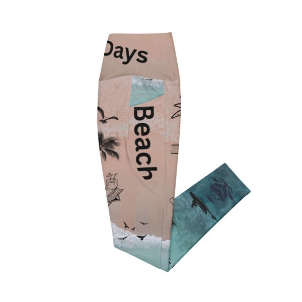 Beach Days Leggings W/Pockets - Image 4