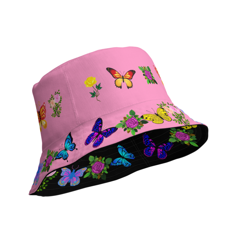 Colorful Butterfly Reversible Hat