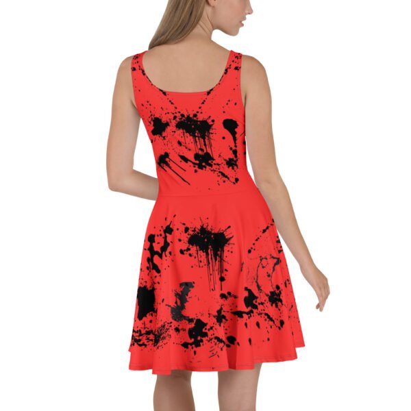 Paint Splashes Skater Dress - Image 2