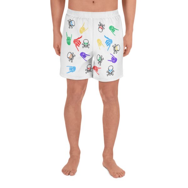 Skull Crossbones Athletic Shorts