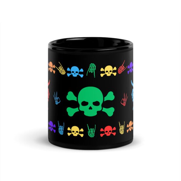 Colorful Skulls/Crossbones Mug - Image 3