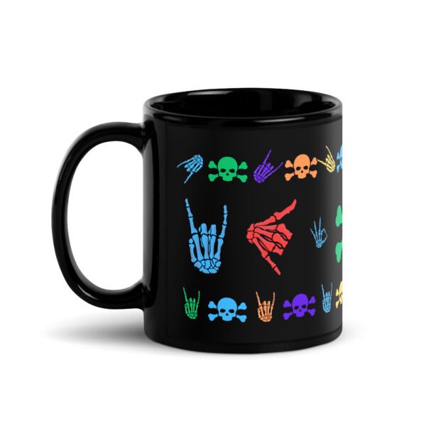 Colorful Skulls/Crossbones Mug - Image 2