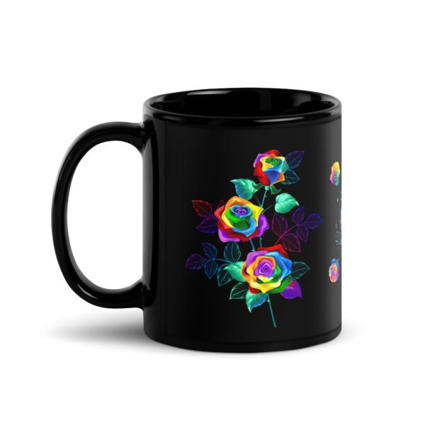 Colorful Rose Glossy Mug - Image 2