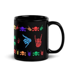 Colorful Skulls/Crossbones Mug