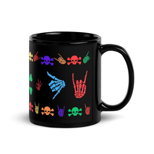 Colorful Skulls/Crossbones Mug