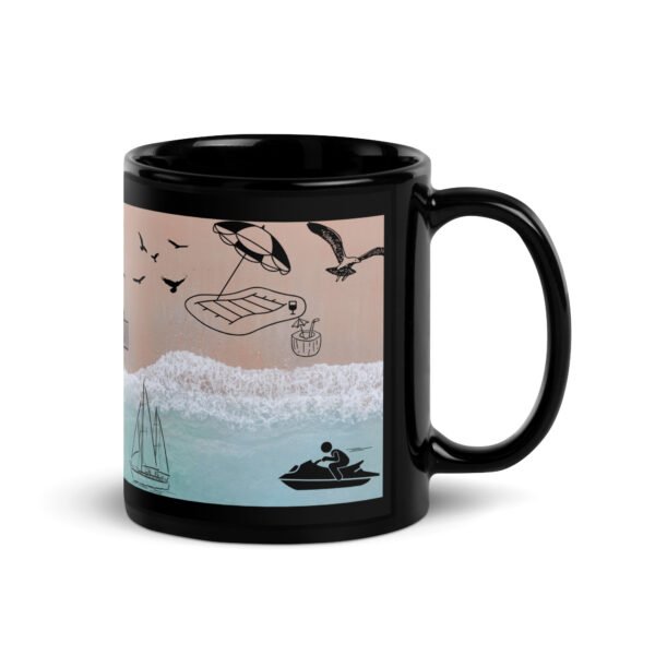 Beach Days Glossy Mug