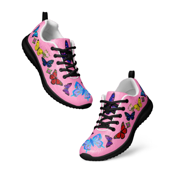 Colorful Butterfly Athletic Shoes - Image 9