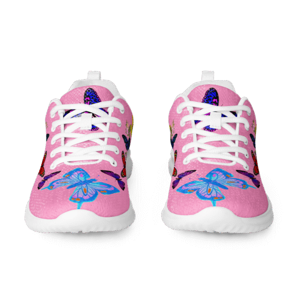 Colorful Butterfly Athletic Shoes - Image 3