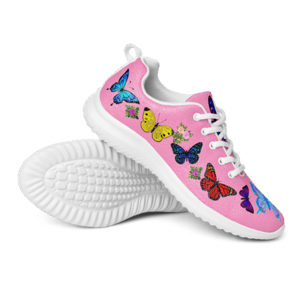 Colorful Butterfly Athletic Shoes - Image 4