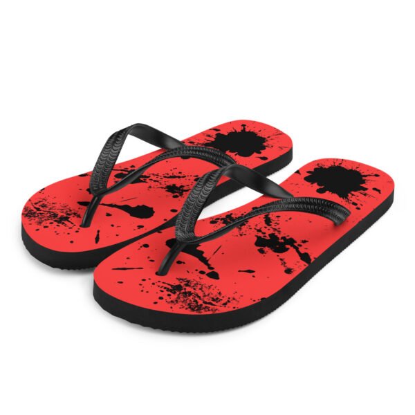 Paint Splashes Flip-Flops - Image 2