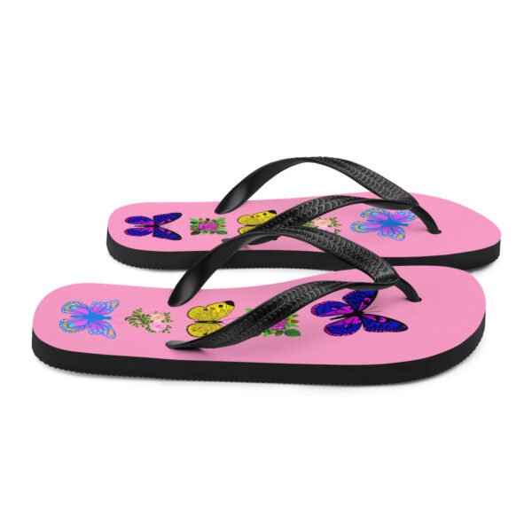 Colorful Butterfly Flip-Flops - Image 6
