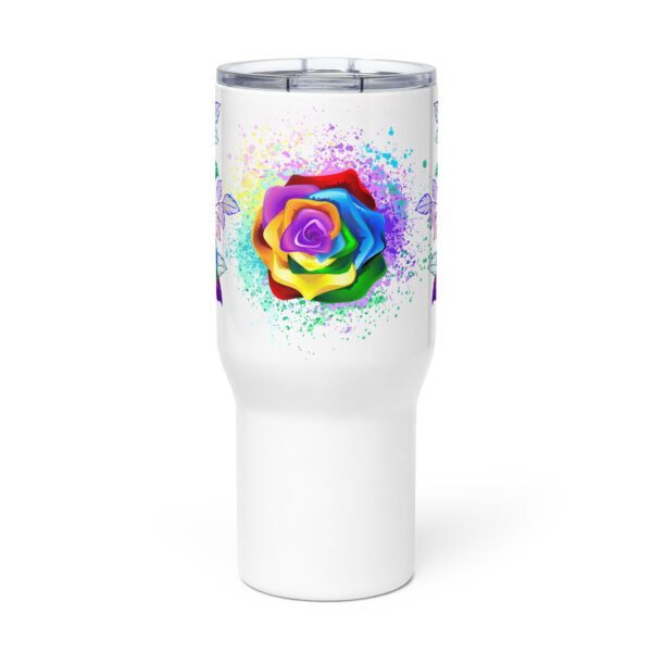 Colorful Roses Travel Cup