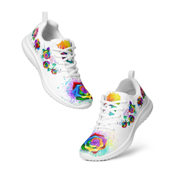 Colorful Rose Athletic Shoes - Image 5