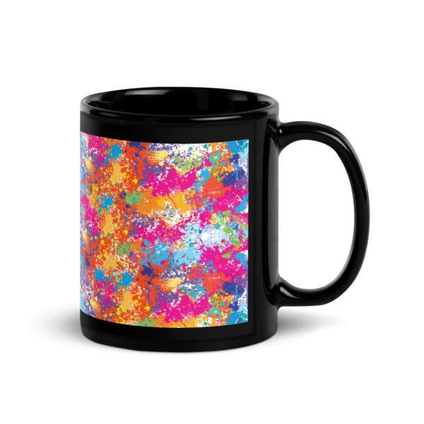 Splattering Colors Glossy Mug