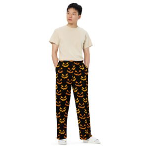 Monster Pumpkin Pajama Pants