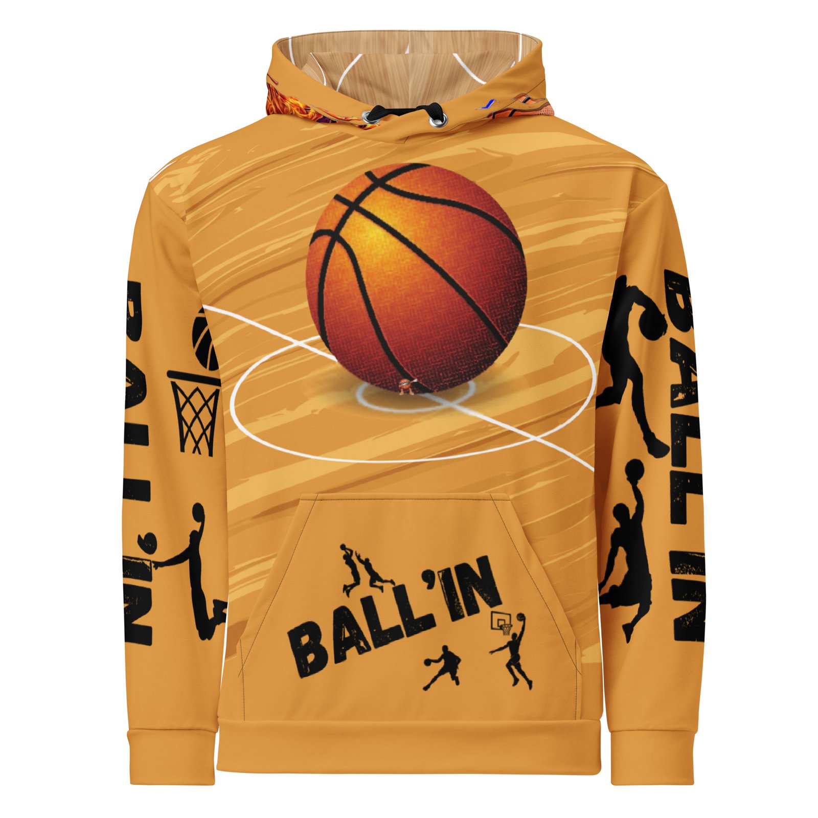 Ball'In Unisex Cotton Hoodie