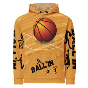 Ball'In Unisex Cotton Hoodie