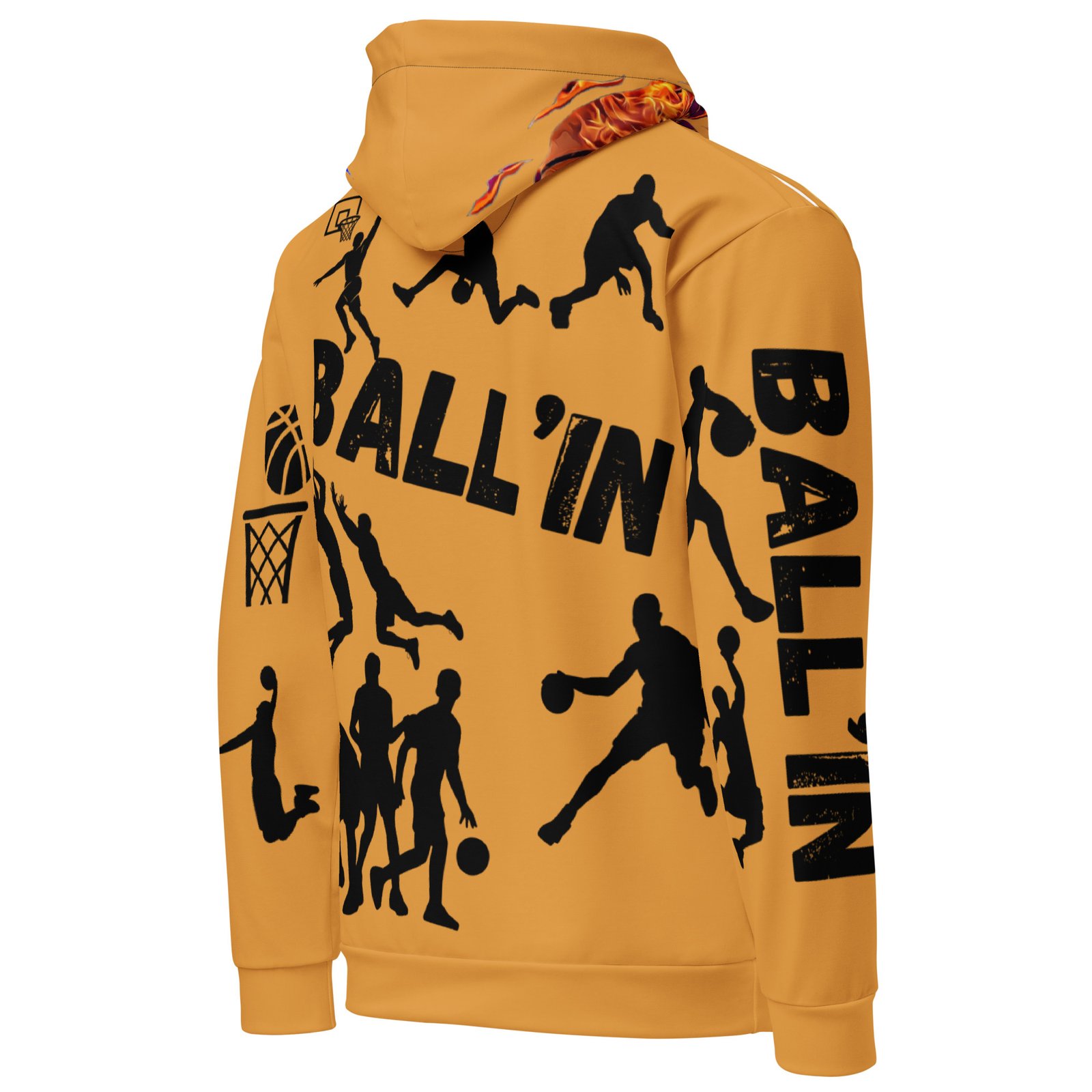 Ball'In Unisex Cotton Hoodie - Image 4