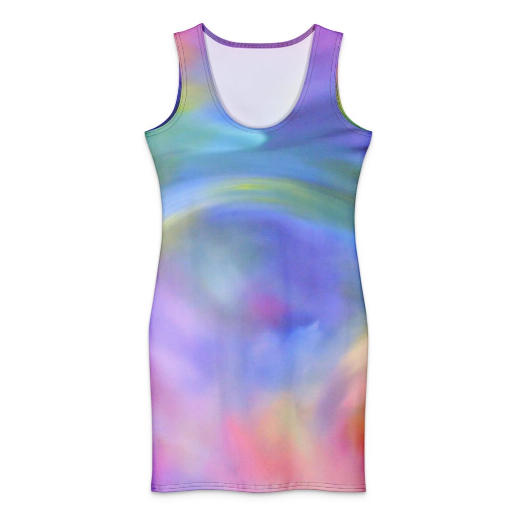 Celestial Mist Cotton Dress